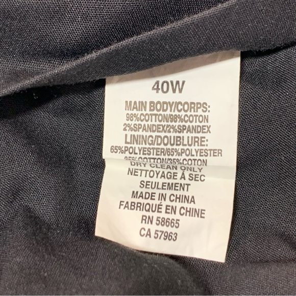 NORDSTROM Trim Straight Leg Stretch Flat Front Chino Trousers in Tan Desert - Picture 12 of 13